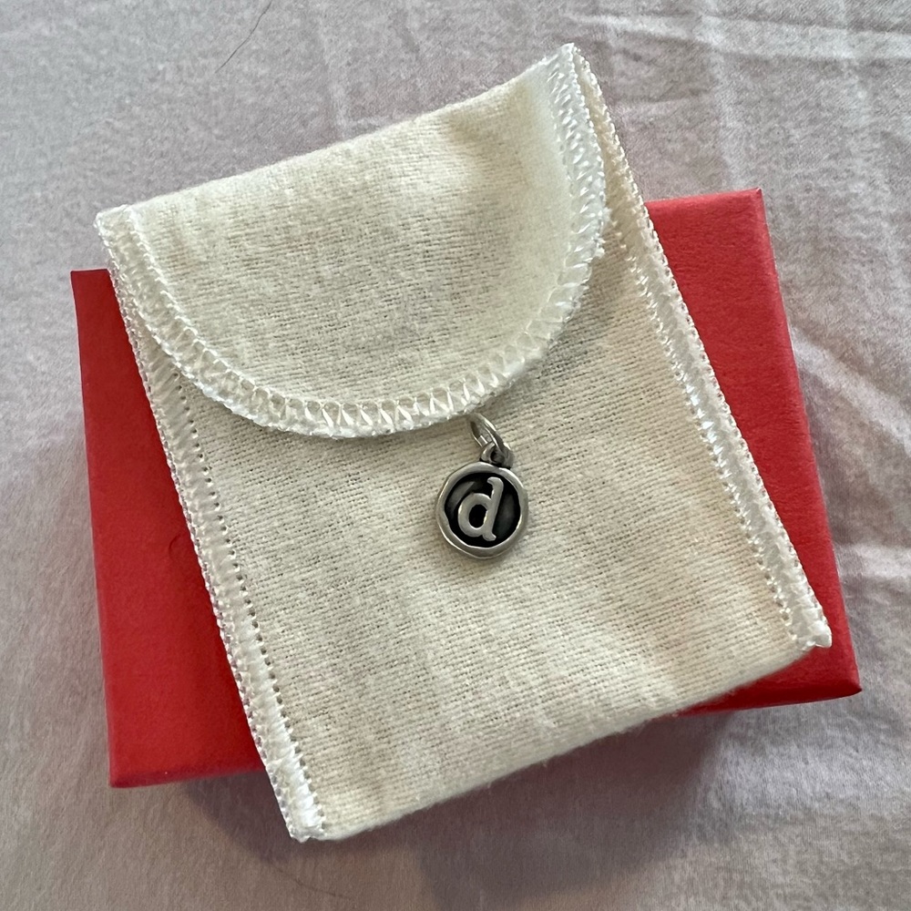 James Avery “d” Charm